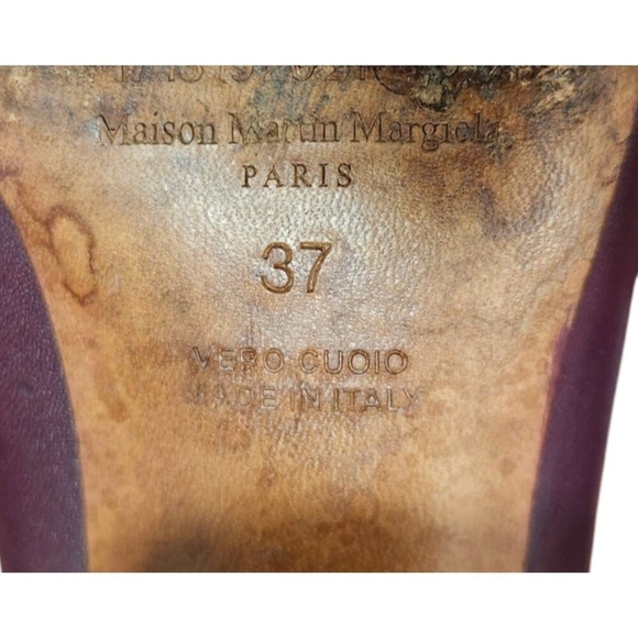 Vintage Maison Martin Margiela Tabi Leather Ankle Boots Size EU 37/US 6.5 - Picture 11 of 14